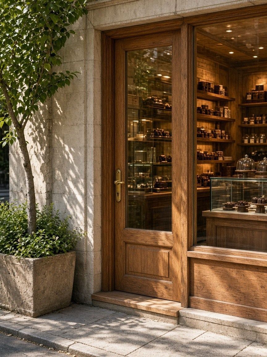 Studio entrance for appointments